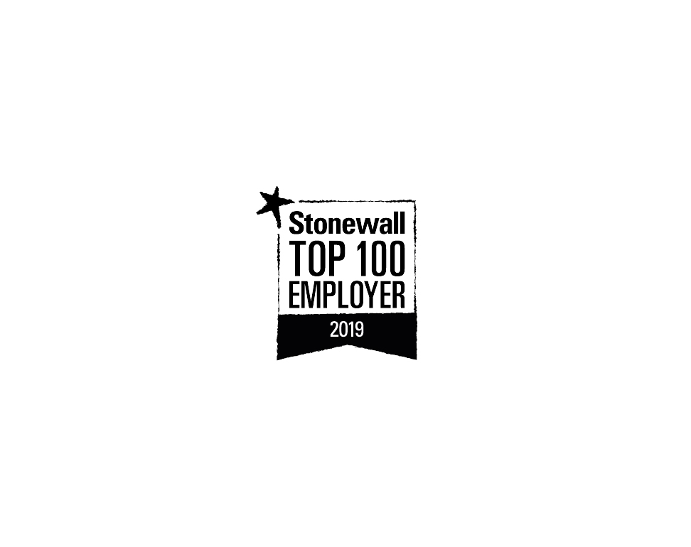 Stonewall Top 100 Employer 2019 logo