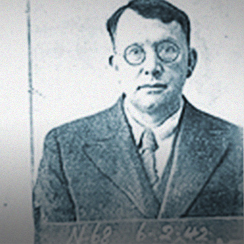 Old photograph showing Soviet spy Percy Glading