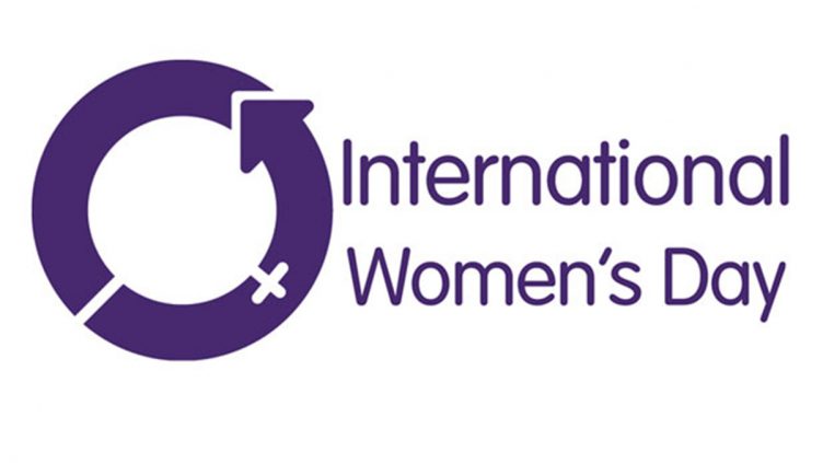 Logo promoting International Women's Day