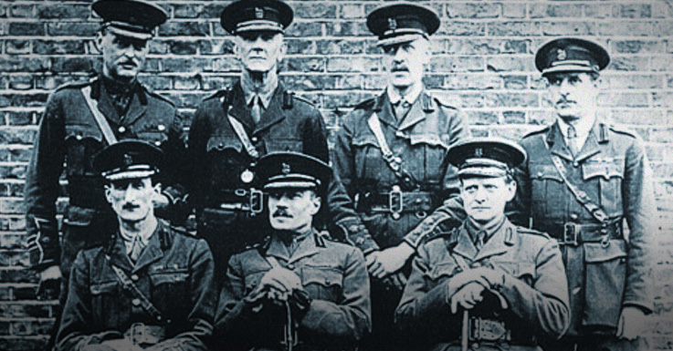 MI5 directors pictured during World War I