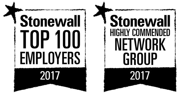 Stonewall Award Logos 2017