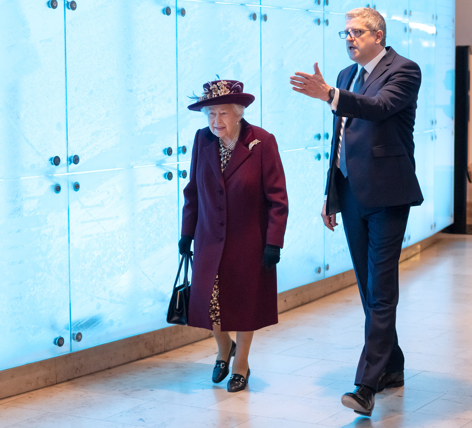 Her Majesty The Queen and former DG Andrew Parker